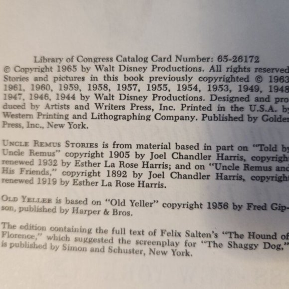 1965 Walt Disney’s America Book The Wonderful Worlds Of Walt Disney Hardcover - Picture 5 of 12